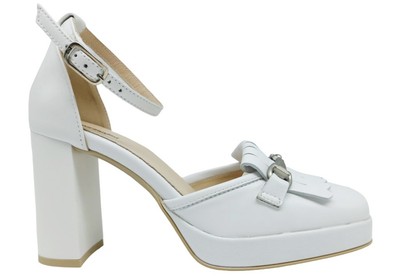 Sandali donna Nero Giardini E409460D decollete casual eleganti tacchi alti 38