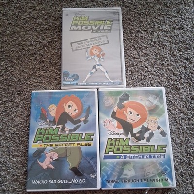Disney s KIM POSSIBLE DVD Lot 3 Sitch In Time, Secret Files, So The Drama Movie