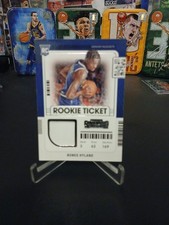 2021-22 Contenders Basketball Bones Hyland Rookie Ticket relic insert #RTS-NHY