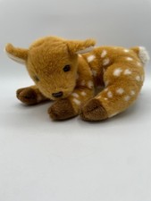 RARE Ty Classic Brook Fawn Deer 11" Brown Tan Plush Baby Spots Brooke 2004 Buddy