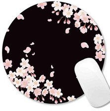 IMAYONDIA Cute Pink Flowers Mouse Pad, Floral Mouse Pads, Sakura Cherry Bloss...
