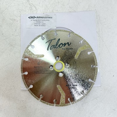 BB Industries Talon Electroplated Diamond Marble Blade, 6'' / 11059