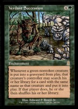 Verdant Succession LP Light Play Odyssey MTG [6638]