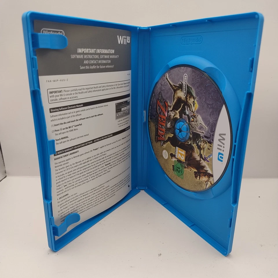 The Legend of Zelda Twilight Princess HD Wii U Like New Mint Disc AU - Image 4 of 4