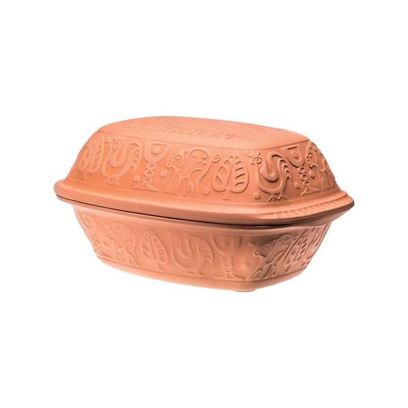 Romertopf Cocotte en terre cuite pour de grands repas de famille conviviaux