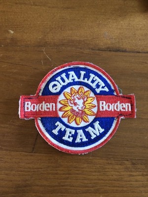 Borden Dairy Patch  quality Team  Featuring Elsie Iron Or Sew On