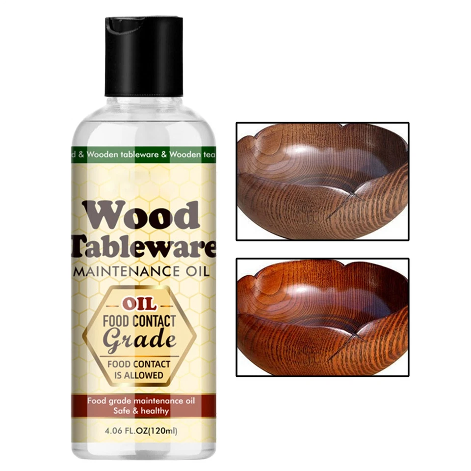 Wood Care Wax - Natural Conditioner Oil For Wood Tea Set Wood Cutting Board Oil - Image 4 of 4