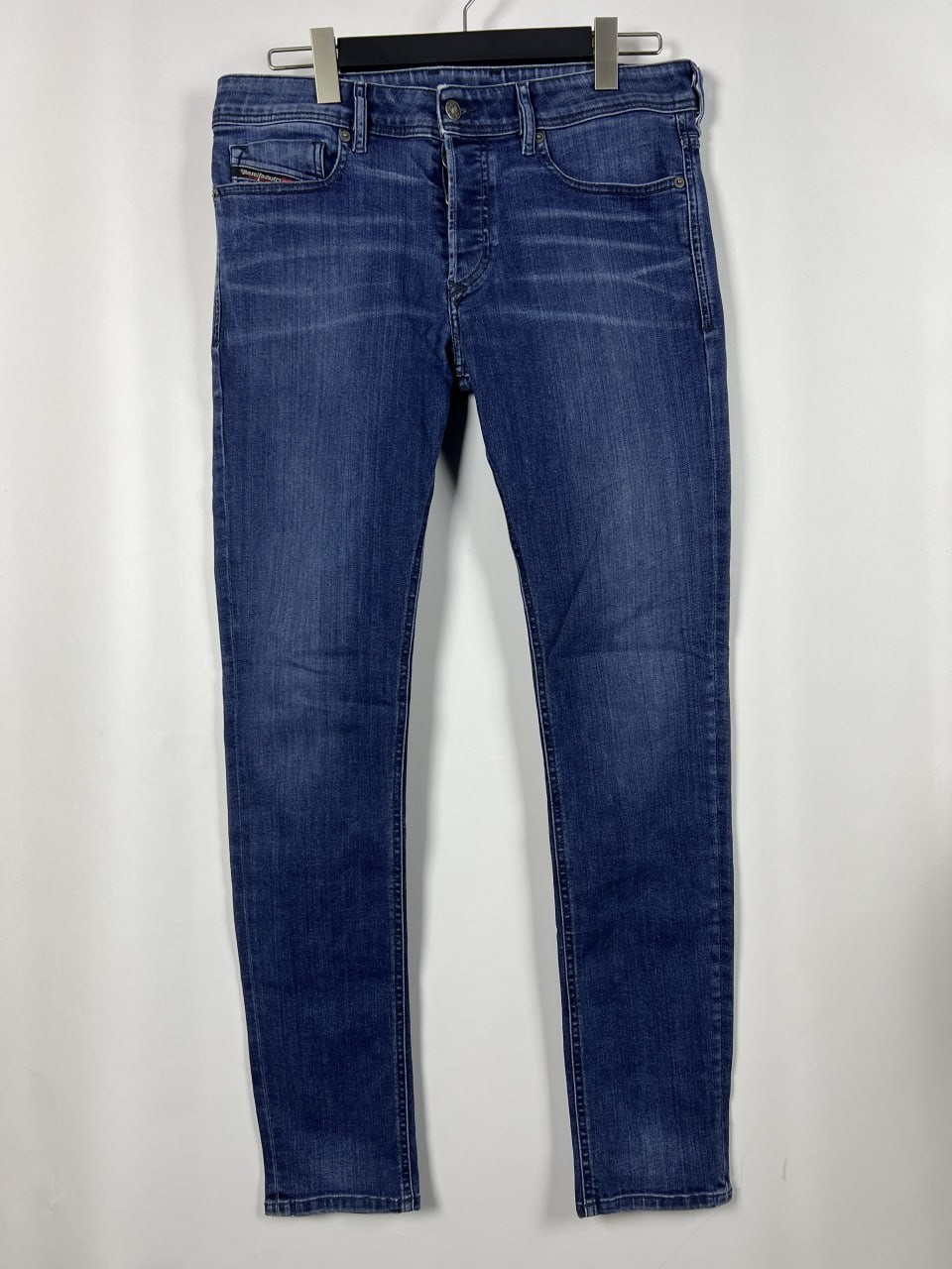 DIESEL Sleenker Denim Blue Stretch Slim Skinny Jeans Size W32 L32