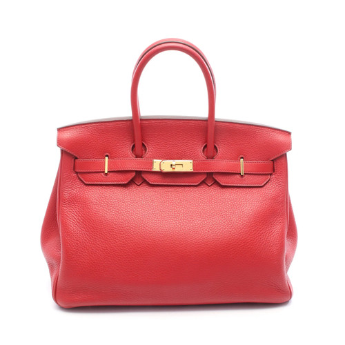 Hermes Birkin 35 Handbag Red #RCB1118