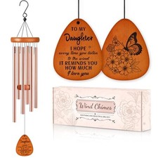 Gifts for Daughter, Wind Chimes for Daughter, Birthday Daughter Wind Chimes