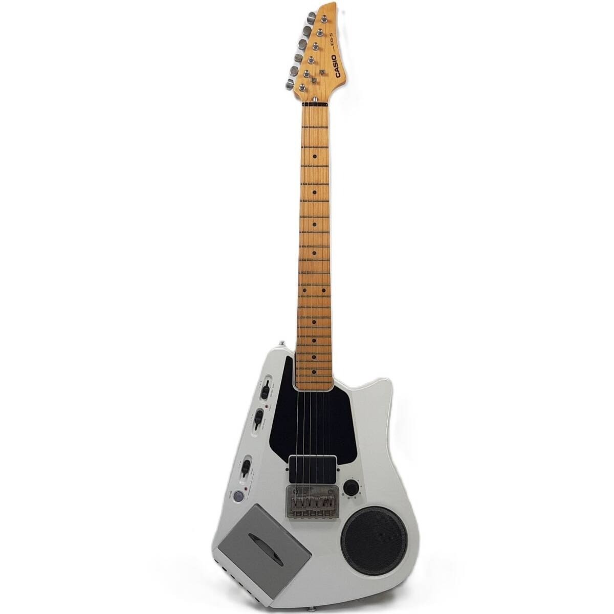 Casio EG-5 EleKing Guitar White with Built in Cassette Deck