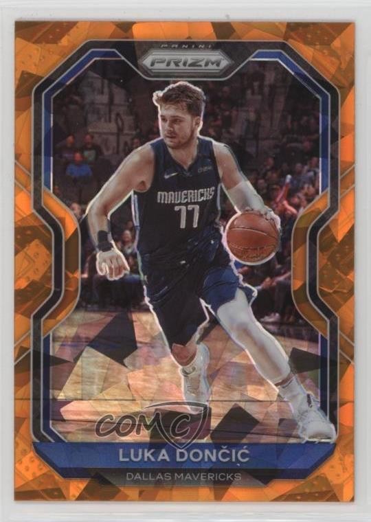 2020-21 Panini Prizm Orange Ice Prizm Luka Doncic Luka Dončić #32 1l42