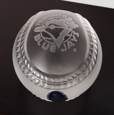 Royal Doulton Toronto Blue Jays Crystal Glass Baseball Ball #2