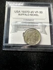 1937 D   USA, Buffalo Head Nickel   ¢5 Cent..