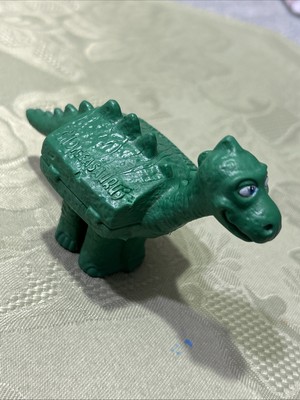Vintage Choice Hotels CHOICEASAURUS Dinosaur PVC Figure Suitcase Advertising