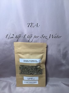 Organic Wormwood Herb - Artemisia Absinthium Cut Sifted 6 Grams