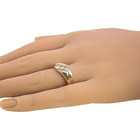 ESTATE MEN'S SOLID 14K YELLOW GOLD NATURAL DIAMOND RING SIZE 10 #8107 — photo 4