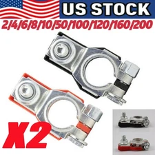 Battery Terminal Connector Top Post Positive Negative Heavy Duty Universal Lot