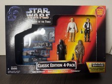 Vintage Star Wars Power of the Force CLASSIC EDITION 4-PACK Kenner 1995 NEW