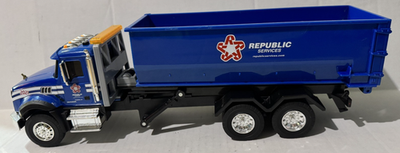 #ad 2020 First Gear Republic Services Roll Off Garbage MACK Toy Truck W Hook 16quot; $125.00