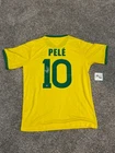Pele Brazilian Soccer Star Autographed Jersey (with COA)