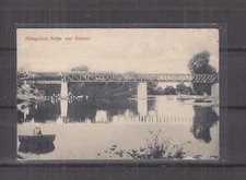 INDIA, METTUPOLLIAM BRIDGE NEAR COONOOR, c1910 ppc., unused.
