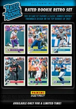 2023 NFL PANINI INSTANT RATED ROOKIE RETRO RC  - PICK PLAYER in hand