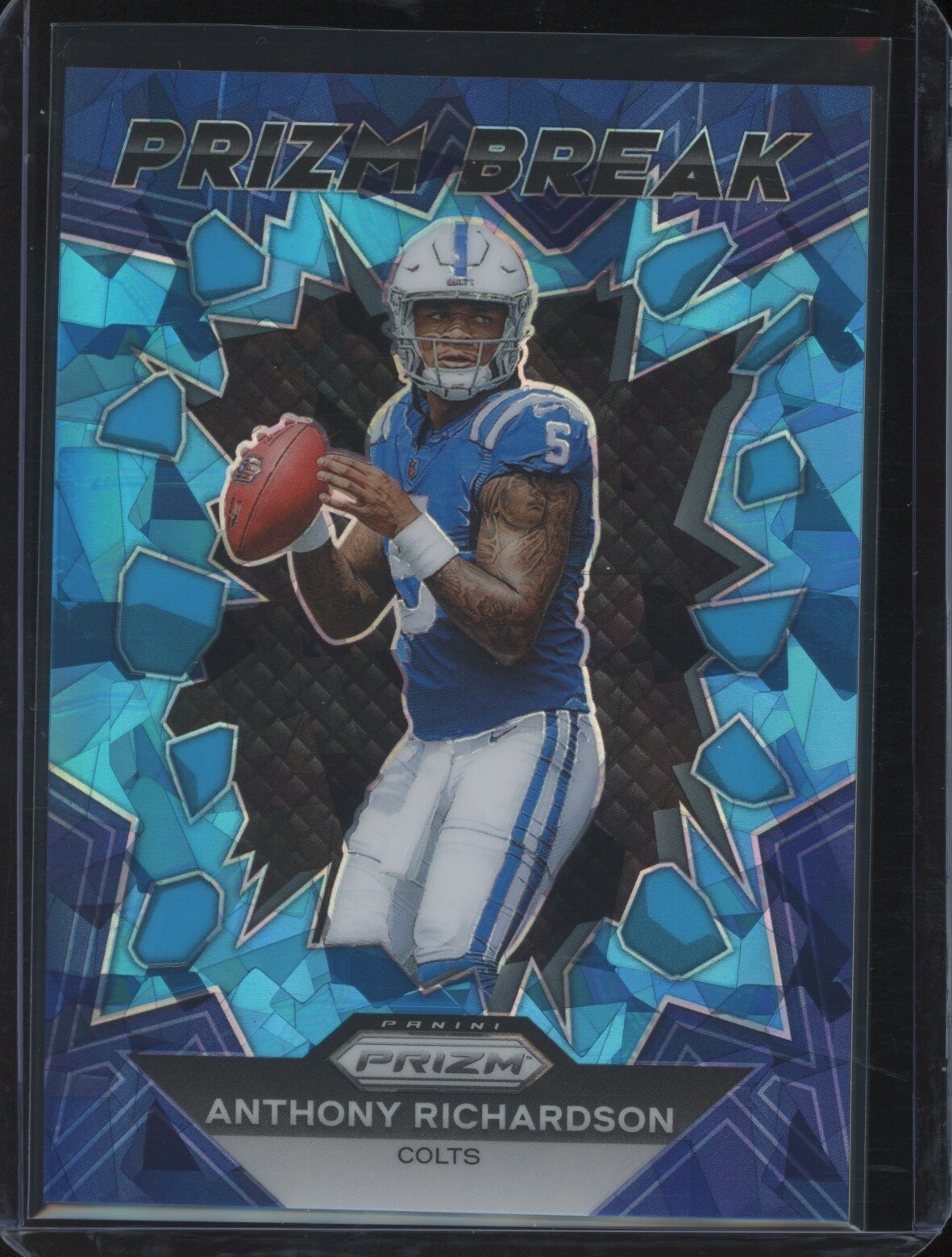 2023 Prizm Football Anthony Richardson COLTS #PB-4 Prizm Break RC Blue Ice /99
