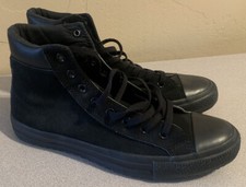 RARE??Converse Chuck Taylor All Star PC Boots Mens Black Nubuck Sz 10. 5 149392C