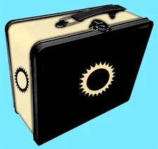 LEGION ICONIC SUN TIN Storage Lunchbox Game Case Card Box Dice Holder white mtg