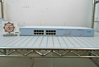 1647-010-010-4.00 / BASELINE SWITCH 2016 3C16470 16 PORT-SWITCH / 3 COM