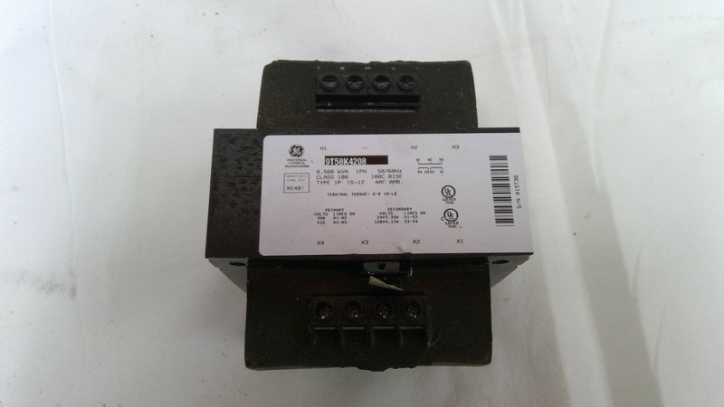 GE  CORE & COIL ENCAPSULATED TRANSFORMER 9T58K4208 0.580 KVA 1ph 50hz 380/415V