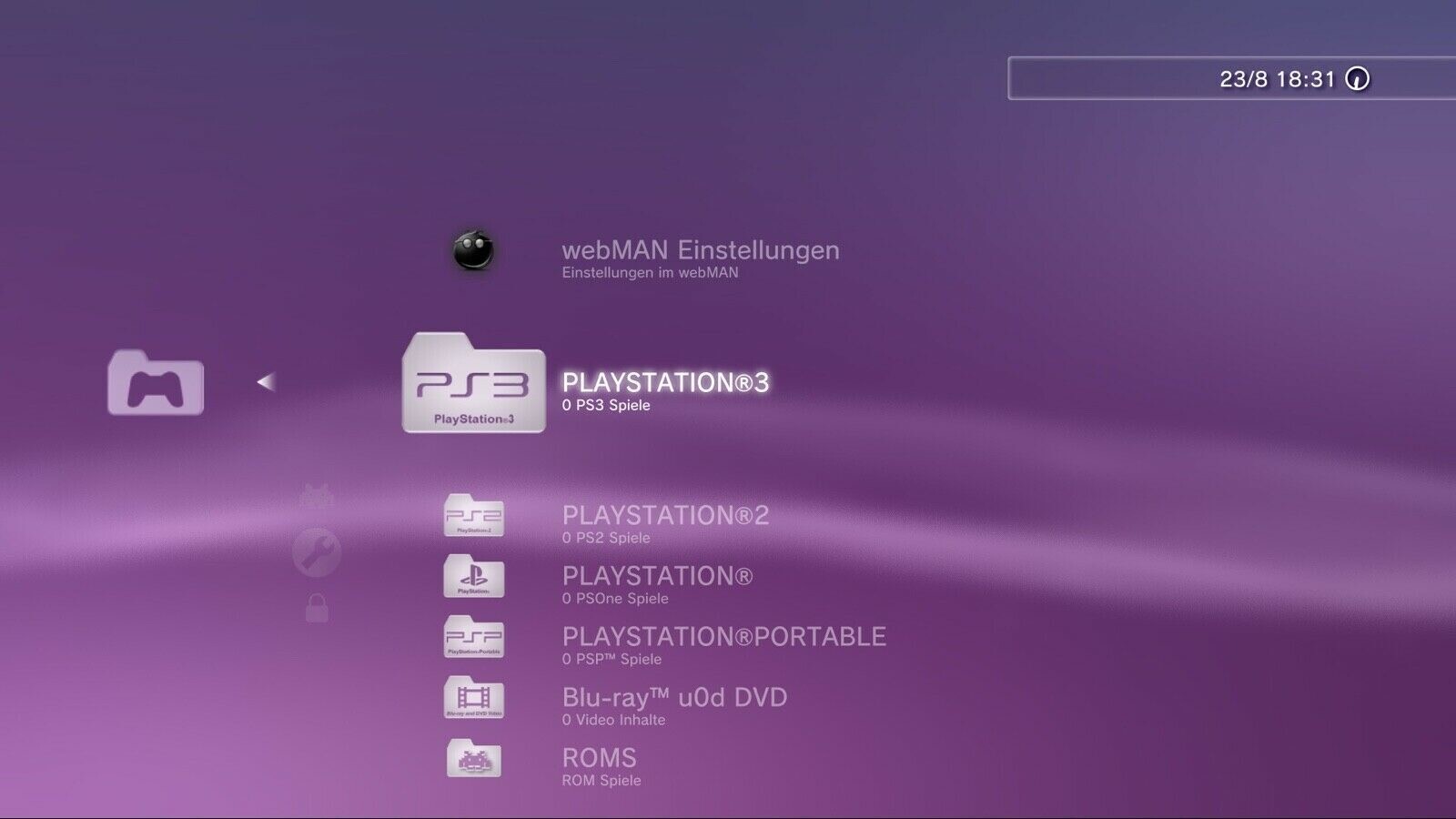 Sony PlayStation 3 Slim 120GB500GB AbwärtskompatibelPS3/PS2/PS1/SNES