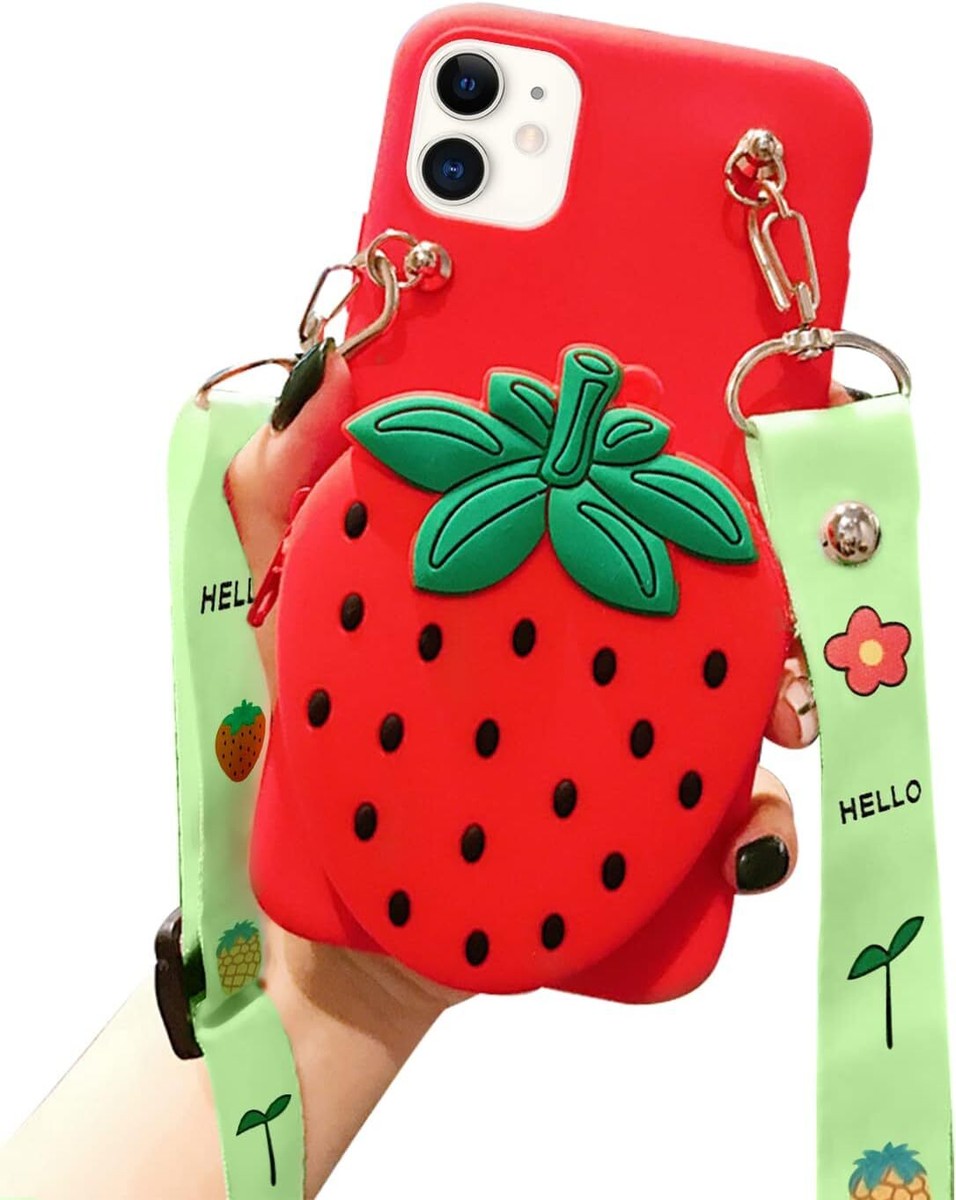 screen protector strawberry case iphone 11