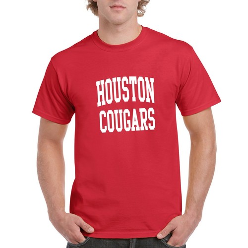 University of Houston Cougars Front and Back Print T-Shirt - Red - Picture 3 of 7