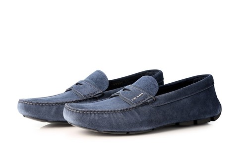 AUTH PRADA Saffiano PENNY LOAFER SHOES 