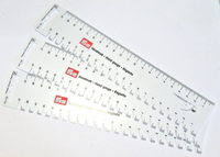 3 StüCk Set Handmaß Prym 21 Cm Weiß 610730 Handmass Schneider Lineal Saummaß