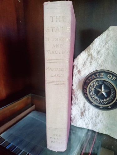 The State in Theory & Practice_Harold J Laski_HC_1935_1st Edn / First Print_Good - Picture 2 of 12