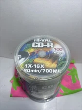 CD-R 100 Hi-Val Pack - 1x-16x 80min 700MB 100 Pack - Sealed!