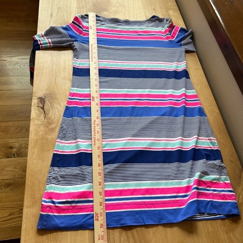LILLY PULITZER SOPHIE KLEID M LEBENDIG KALEIDOSKOP STREIFEN STRETCH LEICHT - Bild 9 von 12