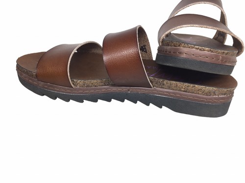 Blowfish Malibu Sandals Womens 7.5 Slide Brown Leather - Picture 4 of 6