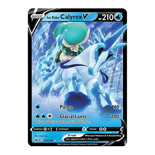 Ice Rider Calyrex VMAX #046/198 Ultra Rare SWSH06: Chilling Reign | eBay