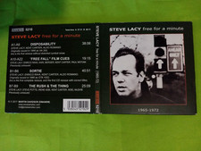 STEVE LACY - FREE FOR A MINUTE  1965 - 1972  -  DIGIPACK 2 CD
