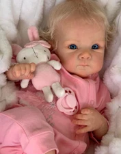 18in Lifelike Reborn Baby Dolls Full Body Vinyl Girl Poseable Realistic Newborn