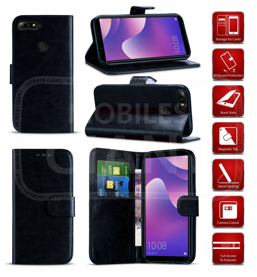 Funda tipo billetera para teléfono Nokia Lumia 930 ranura para tarjeta cubierta para libro cuero PU Foto 2 de 4