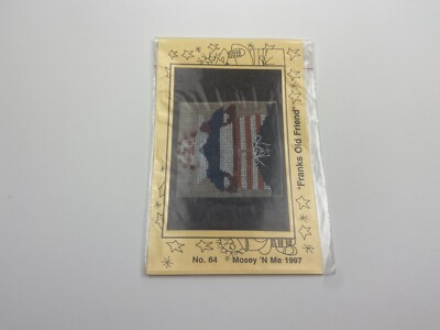 Mosey 'N Me Franks Old Friend Counted Cross Stitch Pattern