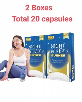 Tokoyo Dietto Night EX Plus Burner Weight Control fat burning  20 Caps