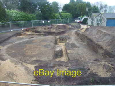Photo 6x4 Foundations of Newall Dome (1891) High Cross/TL4259 Archaeolog c2008