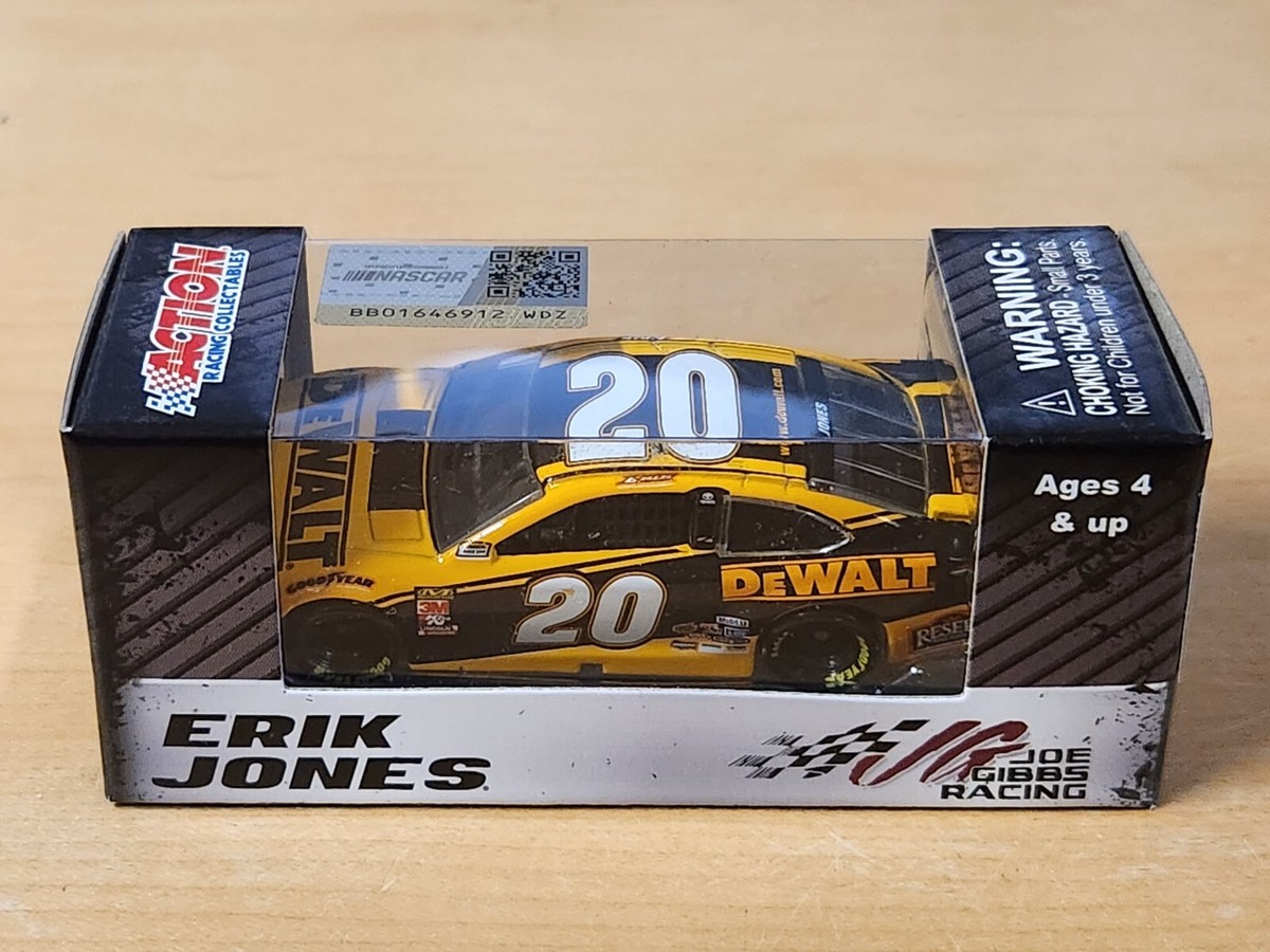 2019 #20 Erik Jones Dewalt Tools 1/64 Action NASCAR Diecast ARC | eBay
