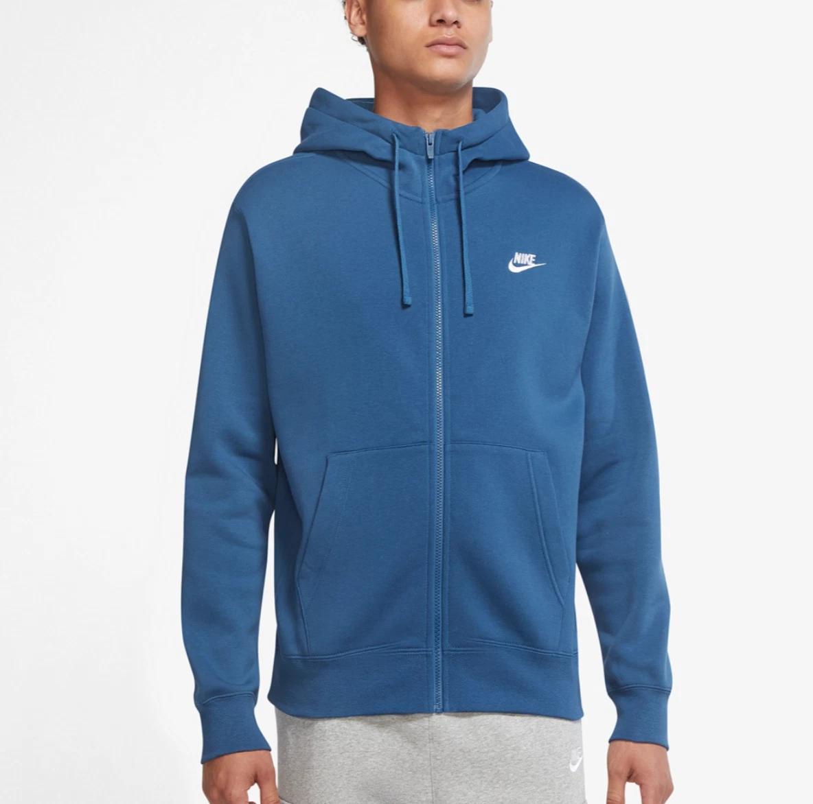 Nike blue zip up cheap